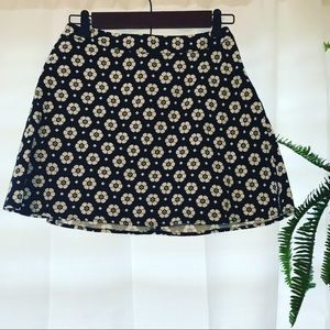 Small vintage flower print skirt